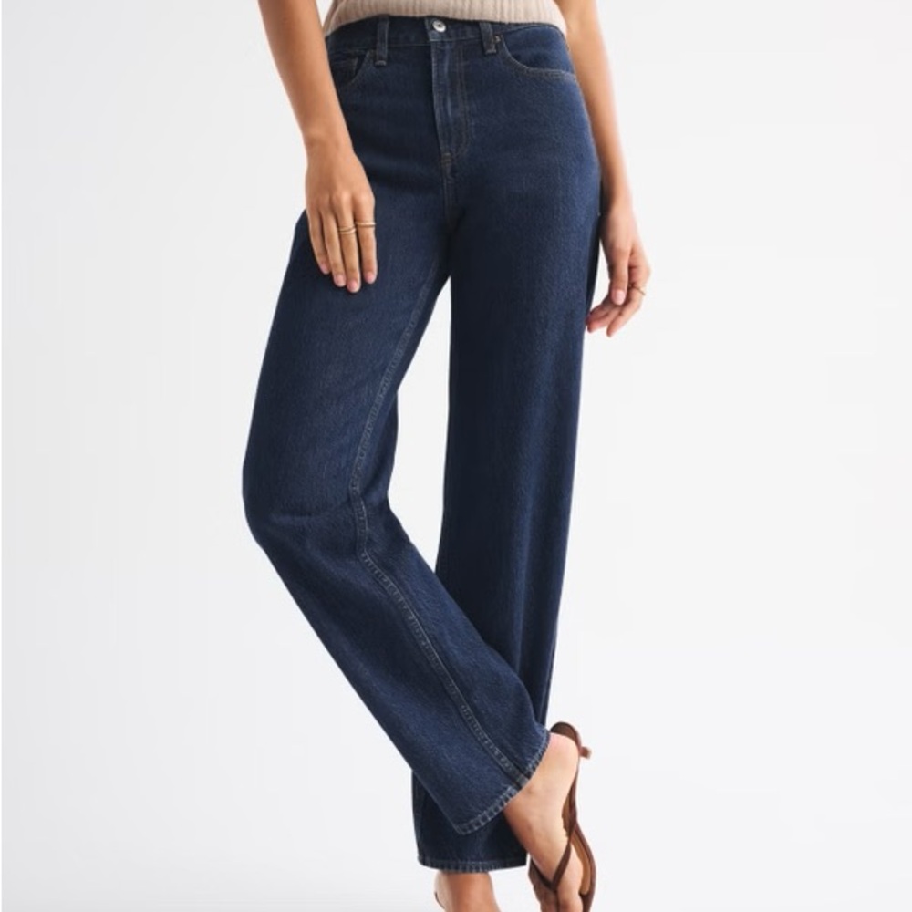 Abercrombie loose high rise jeans 28 6